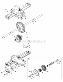 Transmission Diagram and Parts List for 13AX90YT001 2010 Yard Man Lawn Tractor
